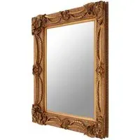 Signet Rectangular Wall Mirror - Antique Bronze