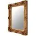Signet Rectangular Wall Mirror - Antique Bronze