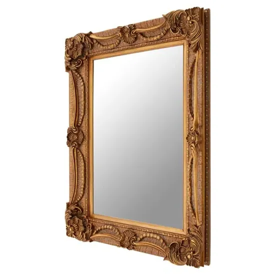 Signet Rectangular Wall Mirror - Antique Bronze image