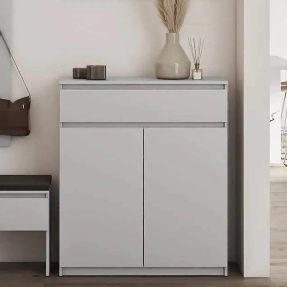 Silvis Wide Hallway Storage Cabinet with 2 Doors - Grey product