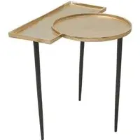 Simbala Side Table - Gold, Metal