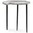 Simbala Side Table - Silver, Metal