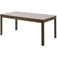 Simcoe Rectangular Dining Table - Cream, Ceramic