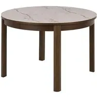 Simcoe Round Dining Table - Cream, Ceramic