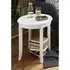 Simons Round Side Table - White
