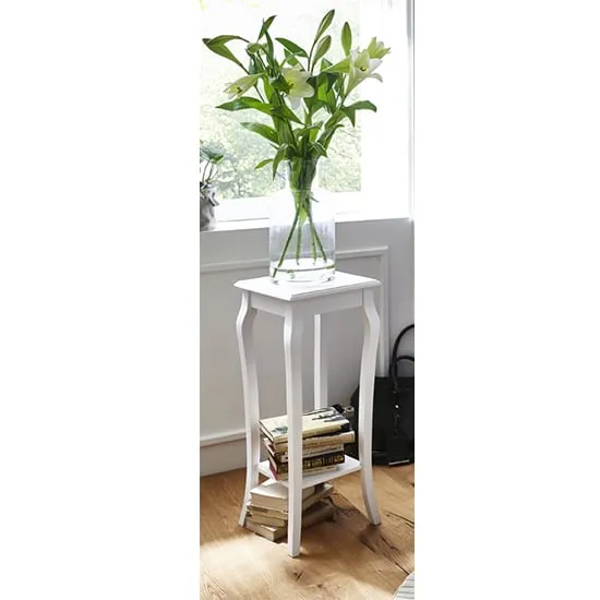 Simons Square Side Table - White