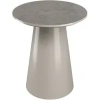 Simpsonville Round Side Table - Grey, MDF