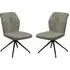 Simsbury Dining Chairs Pair - Green, Fabric