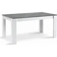 Sion 190cm Dining Table - White, MDF