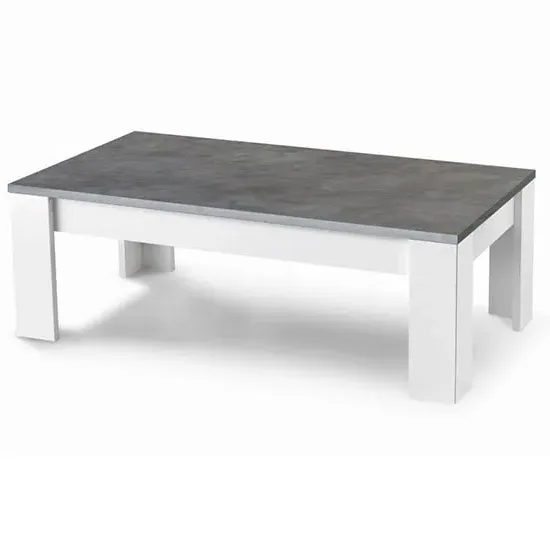 Sion Coffee Table - White, MDF image