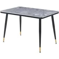 Sion Dining Table - Grey, Sintered Ceramic Stone
