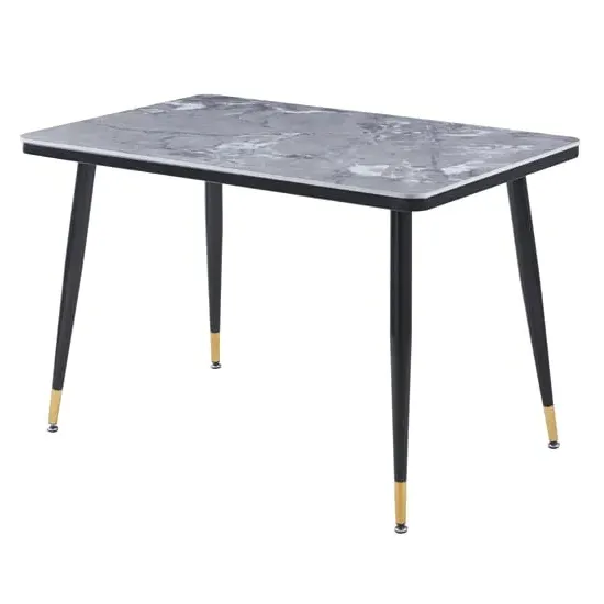 Sion Dining Table - Grey, Sintered Ceramic Stone