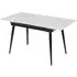 Sion Extendable Dining Table - White, Sintered Ceramic Stone