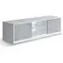 Sion TV Stand 2 Doors with LED - White, MDF