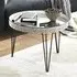 Sioux Round Coffee Table - White, Mirror