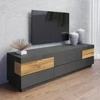 Sioux TV Stand with 6 Drawers - Matera, Wotan Oak