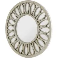 Sirloin Round Wall Mirror - Gold