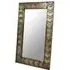 Siros Wall Mirror - Silver, Mango Wood