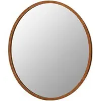 Siskin Round Wall Mirror - Antique Gold