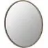 Siskin Round Wall Mirror - Antique Silver, Iron