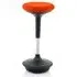 Sitall Office Visitor Stool with Gas Lift - Mandarin, Fabric