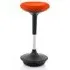 Sitall Office Visitor Stool with Gas Lift - Red, Fabric