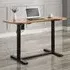 Siverek Height Adjustable Laptop Desk - Oak, Black