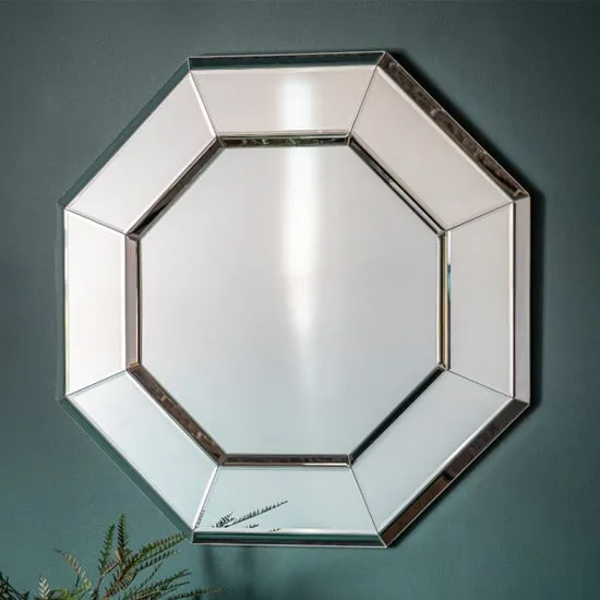 Skagway Octagon Wall Mirror - Silver image