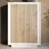 Skokie 2 Door Highboard - Matt White and Cadiz, Wood