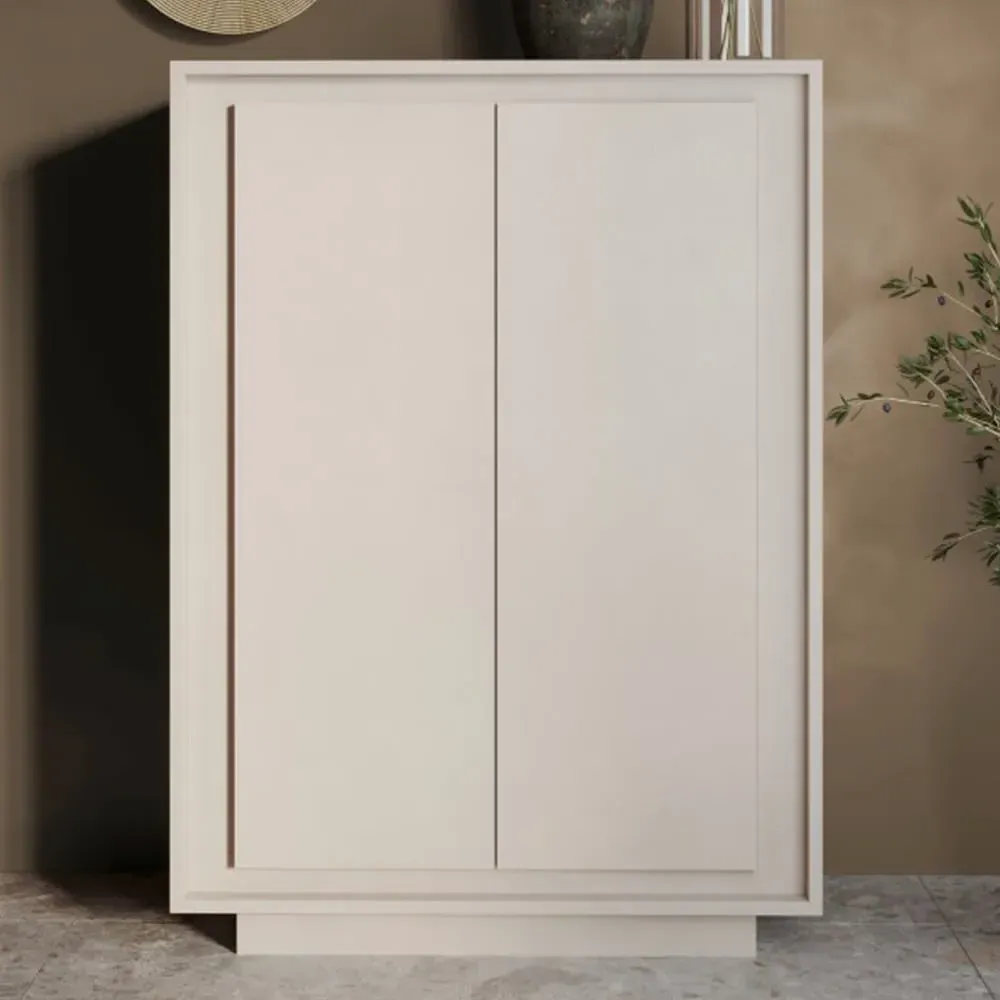 Skokie 2 Door Highboard - Wood