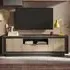Skokie TV Stand with Storage - Black, Wood