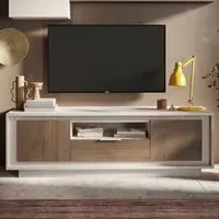 Skokie TV Stand with Storage - Cashmere, Wood