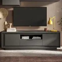 Skokie TV Stand with Storage - Wood