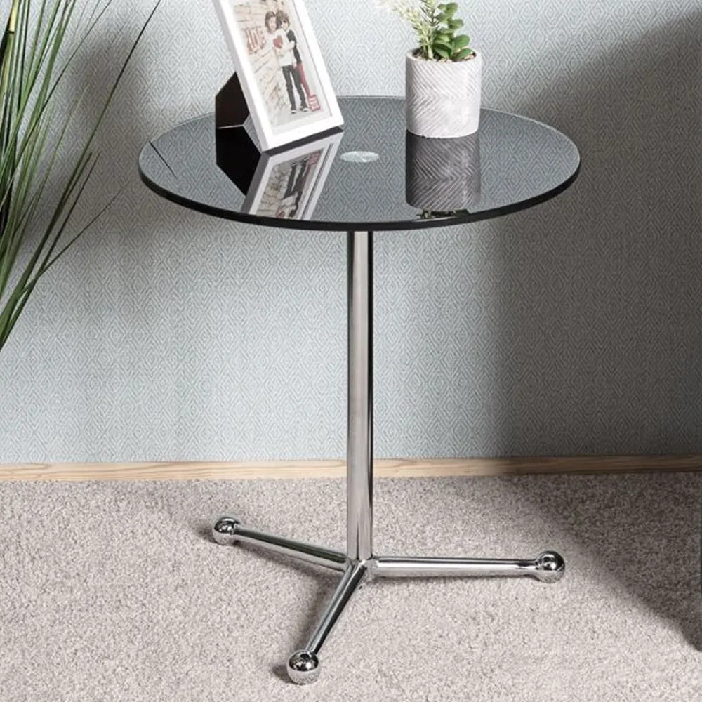 Sloan End Table - Black, Glass image