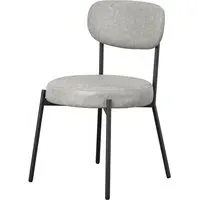 Smith Dining Chair - Graphite, PU Leather