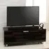 Sofia Small TV Stand with Glass Top - Black