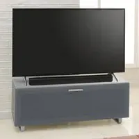 Sofia Small TV Stand with Glass Top - Grey
