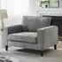 Soho 1-Seater Sofa - Grey, Fabric