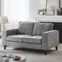 Soho 2-Seater Sofa - Grey, Fabric