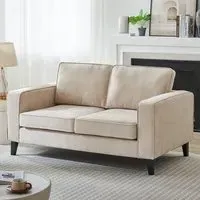 Soho 2-Seater Sofa - Stone, Fabric
