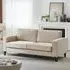 Soho 3-Seater Sofa - Stone, Fabric