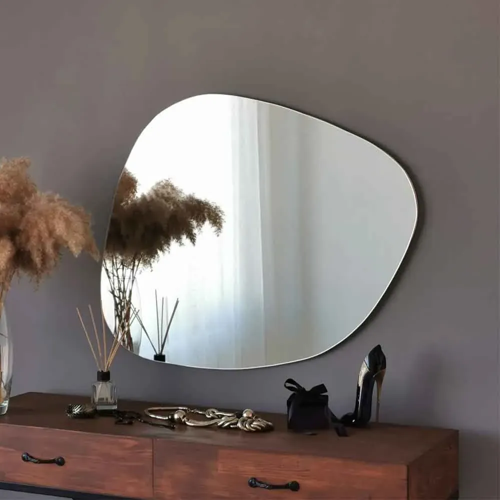 Soho Wall Mirror - White, MDF product