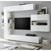 Solana Wall Entertainment Unit - White