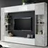 Solana Wall Entertainment Unit - White, Cement
