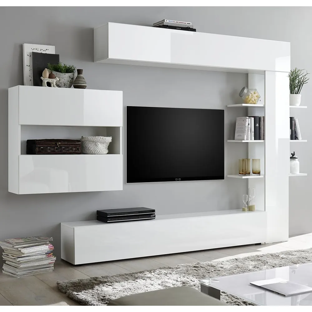 Solana Wall Entertainment Unit - White image