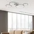 Solexa LED 4 Ring Flush Ceiling Light - Chrome