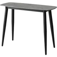 Solomona Rectangular Console Table - Ruibei Grey, Ceramic