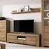 Sonora TV Stand with Wall Shelf - Riviera Oak
