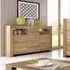 Sonora Wooden Sideboard with 2 Doors 4 Drawers - Riviera Oak