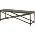 Sophiya 120cm Garden Seating Bench - Brown, Poly Rattan